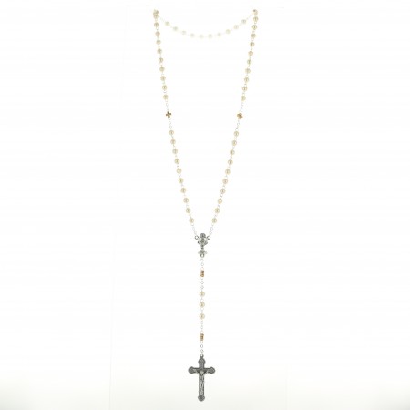 Golden and silver metal communion rosary