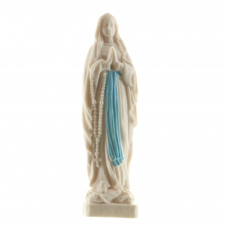 Our Lady of Lourdes resin statue 8cm
