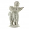 Statue Ange Gardien 10 cm en résine blanche