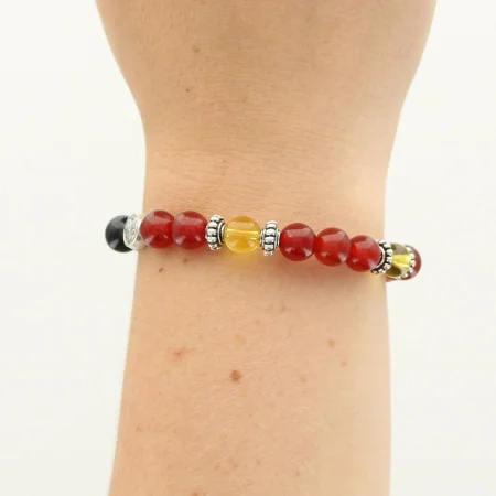 Bracelet de l'Archange Saint Michel en pierres semi-précieuses