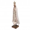Statue of Fatima dressed in her pink flowery mantle 70cm