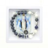 The Miraculous Virgin bracelet in semi-precious stones