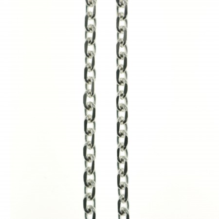 Chain in Silver plated made up of forçat chainmail 45cm