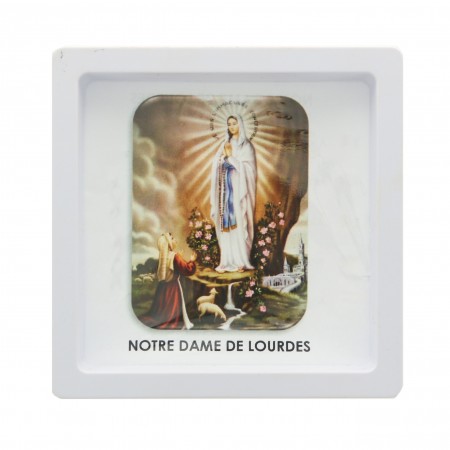 Bracelet de Notre Dame de Lourdes en pierres semi-précieuses