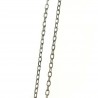 Silver plated Chain with silver chain 45cm