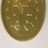 Médaille Miraculeuse Or 18 carats, 35mm, 14.95g