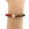 Bracelet de Saint Padre Pio en pierres semi-précieuses Bracelet de Saint Padre Pio en pierres semi-précieuses