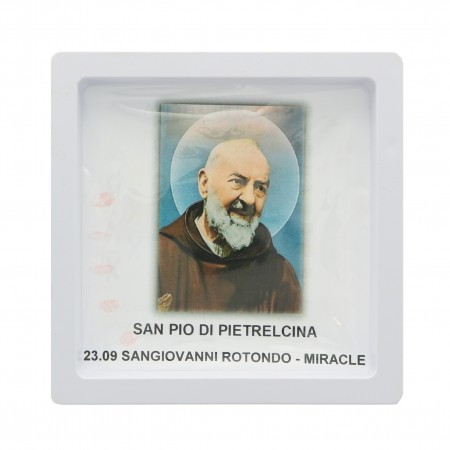 Bracelet de Saint Padre Pio en pierres semi-précieuses