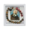 Bracelet de Saint Padre Pio en pierres semi-précieuses Bracelet de Saint Padre Pio en pierres semi-précieuses
