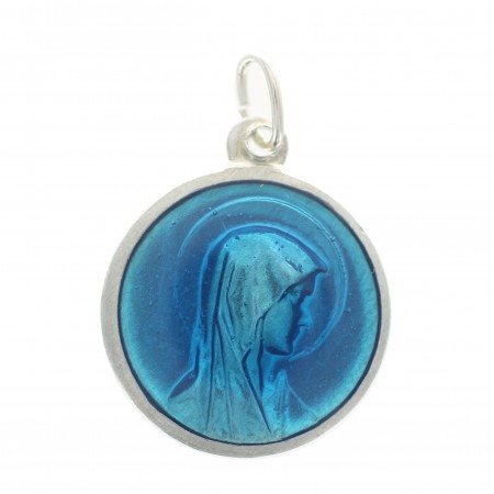 Médaille Bleue de la Vierge Marie et de l'Apparition 19mm