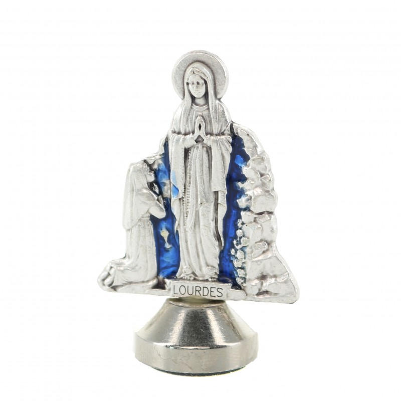 Magnet of the Apparition with blue enamelled background