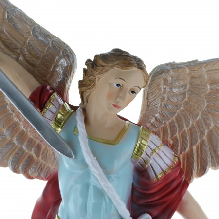 Statue of Saint Michael 60cm hand painted