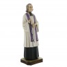 Statue of the Curé d'Ars Jean-Marie Vianney in coloured resin