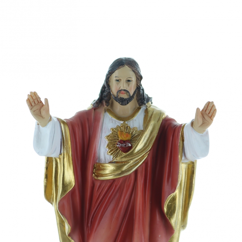 Jesus Christ Blessing Sacred Heart Statue Ornament Figure 20cm tall 