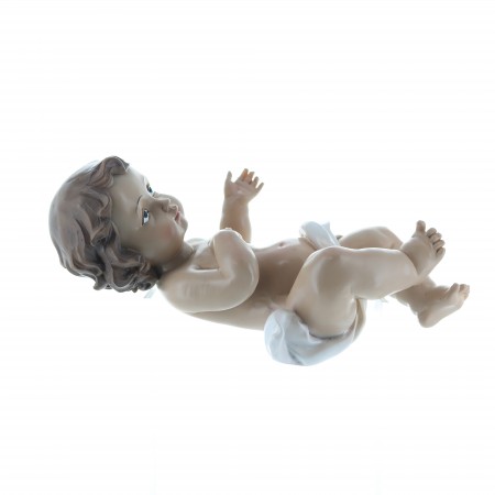 Statue of the Child Jesus in coloured resin 21cm