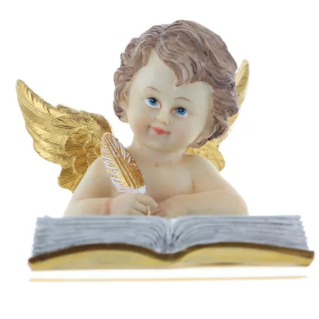 Statue d'Ange écrivant sur l'Apparition de Lourdes