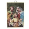 Cadre de la Sainte Famille en bois 15 x 10 cm