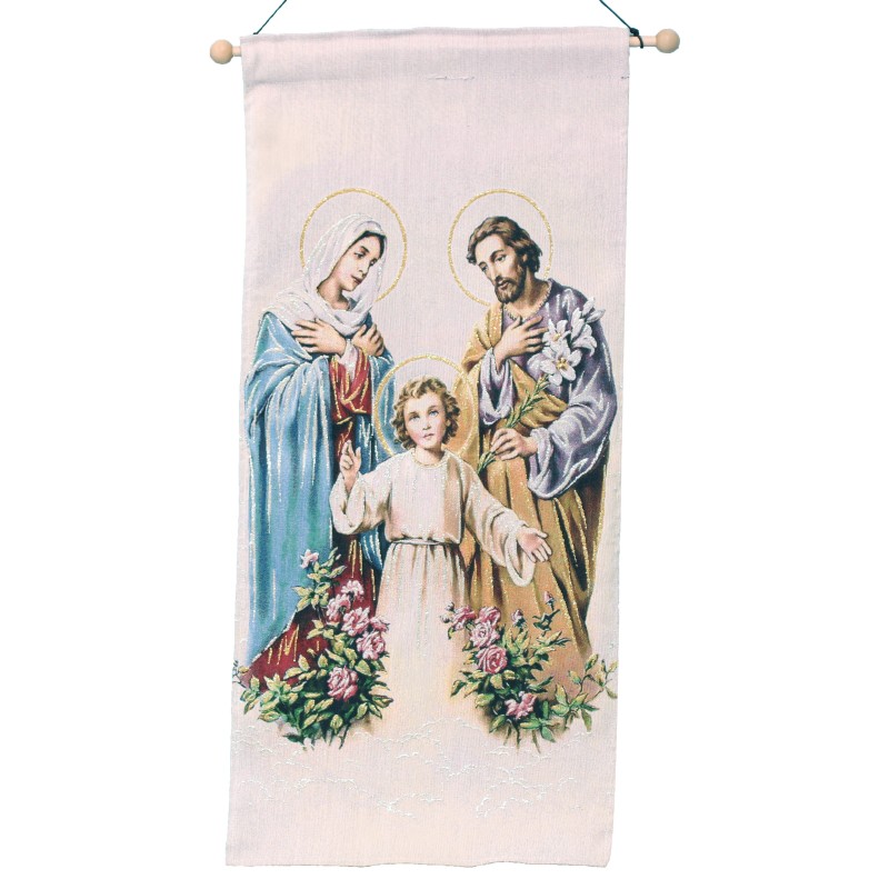 Embroidered Hanging of the Holy Family
