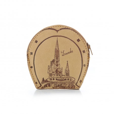 Porte-monnaie de Lourdes en forme de fer à cheval