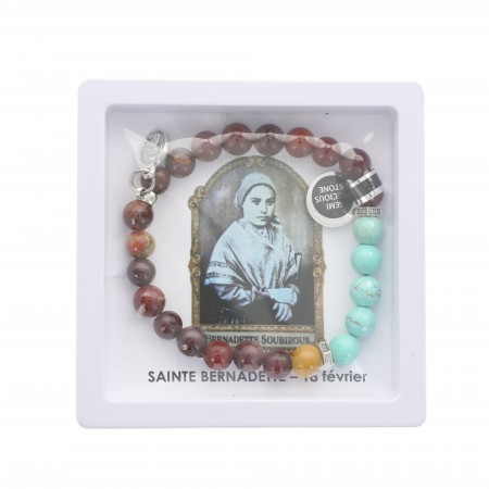 Bernadette bracelet with natural stones