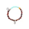 Bernadette bracelet with natural stones