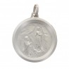Medaglia d'argento bifacciale Vergine di profilo e Apparizione 25 mm