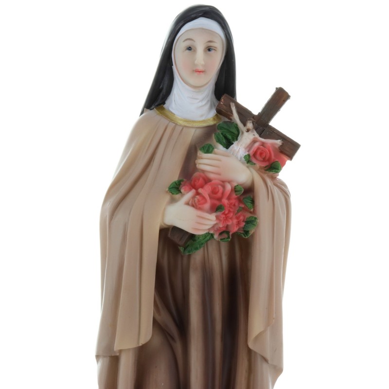 Statue of Saint Therese of Lisieux in resin 30cm