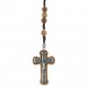 Olive wood rosary of the Apparition of Lourdes