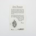 Biglietto di preghiera San Peregrino con medaglia