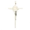 Crucifix en métal avec centre Apparition 17 cm