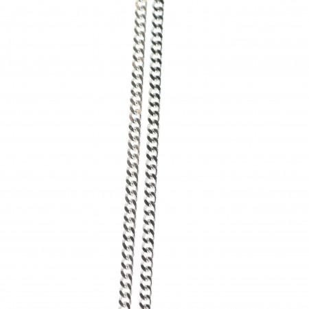 Chain in mesh with curb chain 70 cm - 2,8 mm