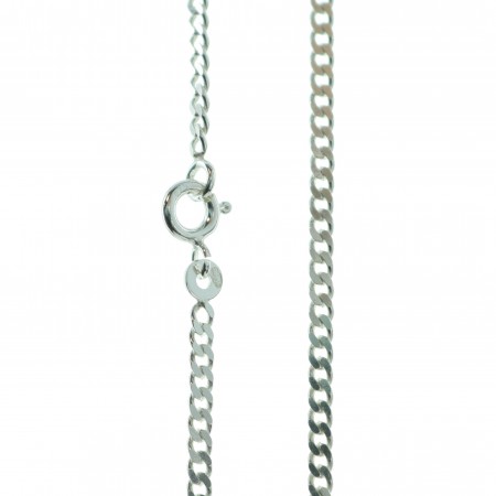 Chain in silver chainmail 60 cm