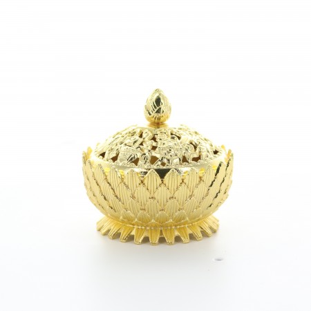 Censer d'oro a forma di fiore di loto