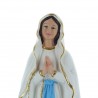 Statue of Our Lady of Lourdes in coloured resin 30 cm