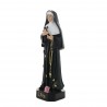 Statue of Saint Rita with bees in coloured resin 40 cm