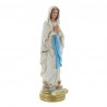 Statua di la Madonna di Lourdes in resina colorata 22 cm