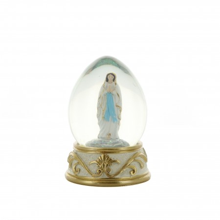 Globo di neve di la Madonna di Lourdes 6,5 cm