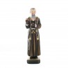 Statua di Padre Pio in resina colorata 15 cm