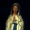 Luminous statue of Our Lady of Lourdes in resin, 25 cm
