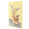 Plaquette de Saint Michel en bois effet mosaïque 10x15cm Plaquette de Saint Michel en bois effet mosaïque 10x15cm