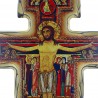 Croix anneau en Bois San Damien 35 cm