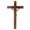 Crucifix en bois avec Christ en métal 62 cm