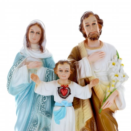 Statua della Sacra Famiglia in resina 40 cm