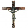 Crucifix en bois avec Christ doré 45 cm