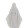 Statue of the Miraculous Virgin in white alabaster 17 cm