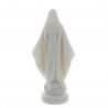 Statue de la Vierge Miraculeuse en albâtre blanche 17 cm