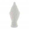 Statue de la Vierge Miraculeuse en albâtre blanche 17 cm