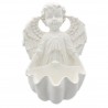 Stoup in Alabaster with an Angel and Wings of 14cm