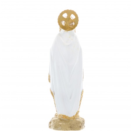 Statua in resina di Nostra Signora di Lourdes 21 cm