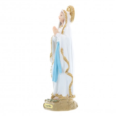 Statue en Résine de Notre Dame de Lourdes de 21 cm